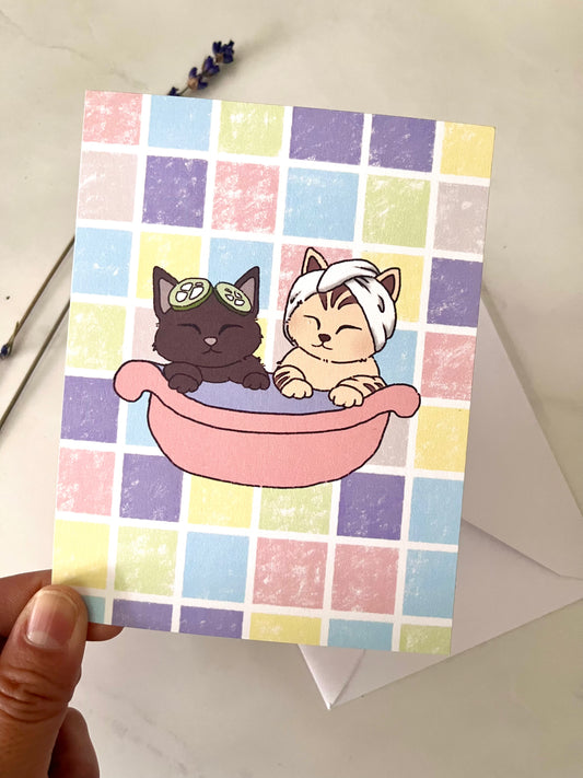 SELF CARE POSTCARD