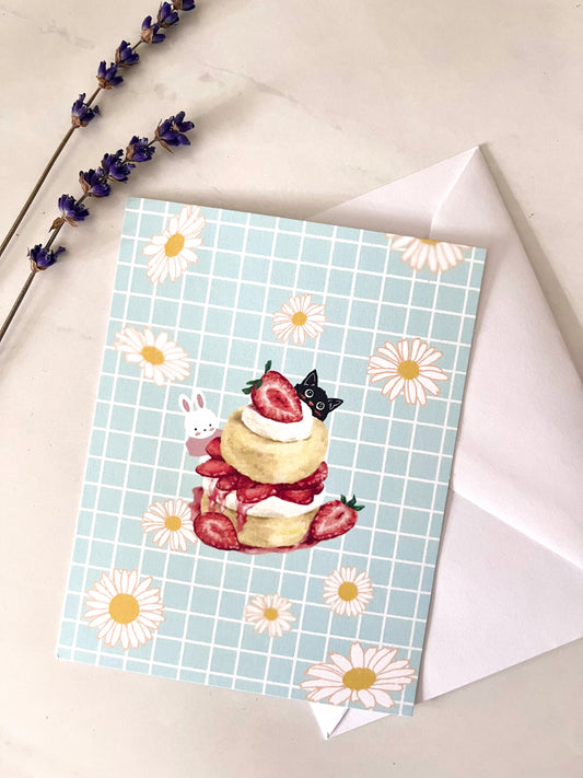 DAISY STRAWBERRY SHORT CAKE The POSTCARD