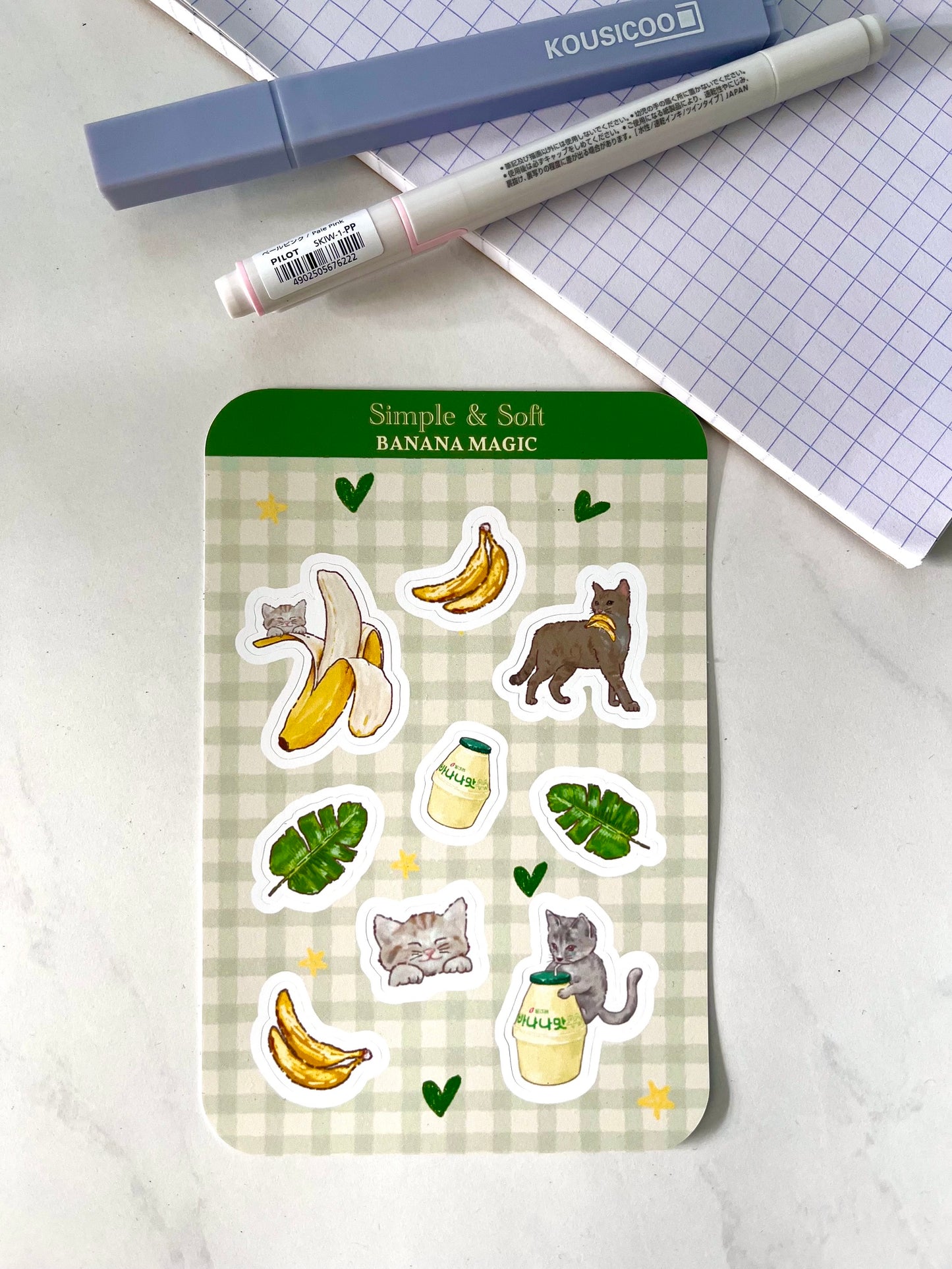KITTY WITH BANANA