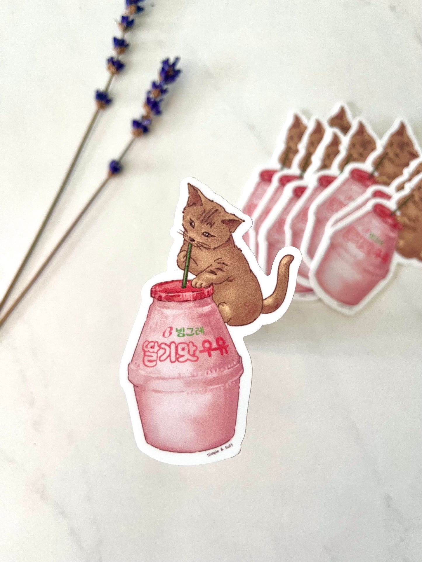 STRAWBERRY MILK KITTY