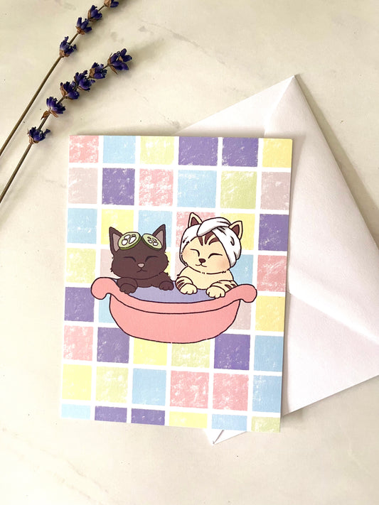 SELF CARE POSTCARD