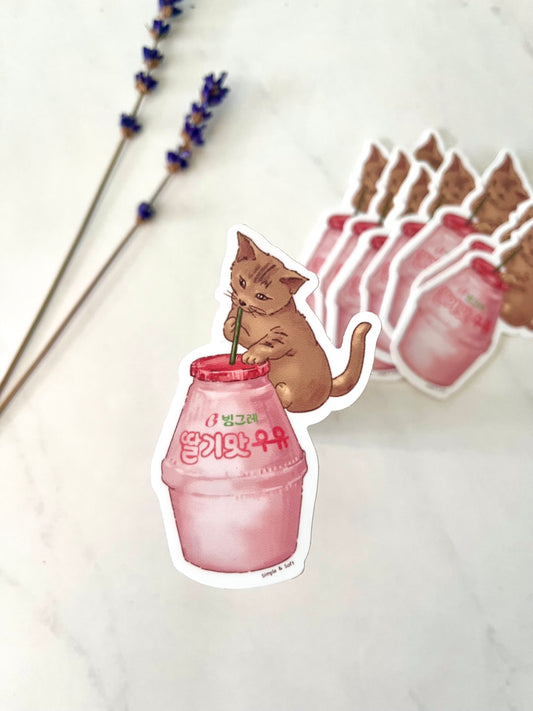 STRAWBERRY MILK KITTY